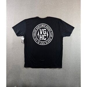 NWT Violent Gentlemen Hockey Club T Shirt Mens XXL Black Ice In Our Blood USA
